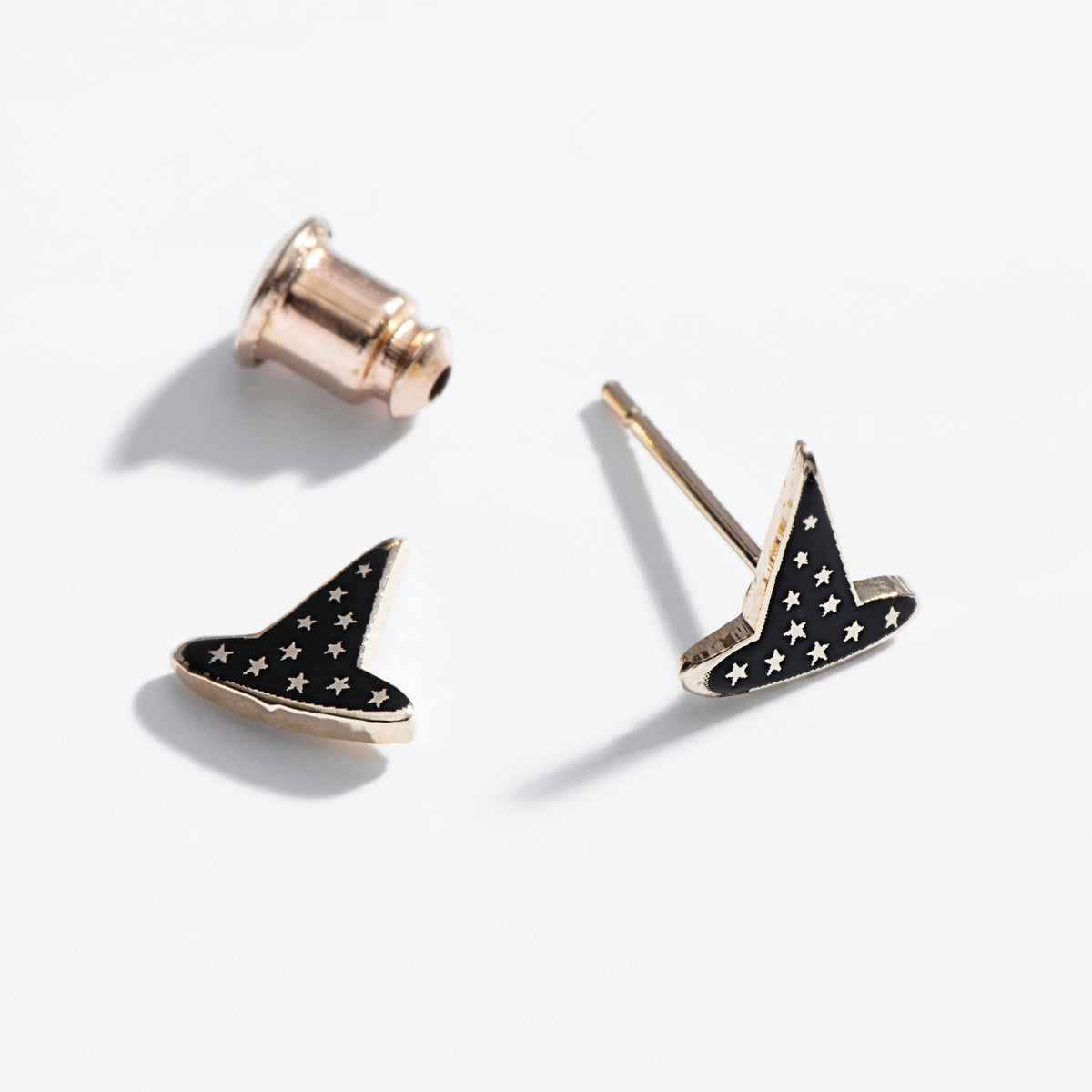 Witch Hat Studs - Starry Skies Austin