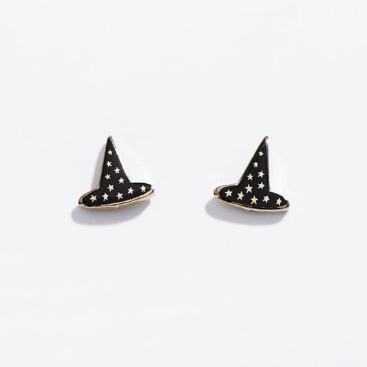 Witch Hat Studs - Starry Skies Austin