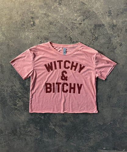 Witchy & Bitchy Crop Top (Clearance) - Starry Skies Austin