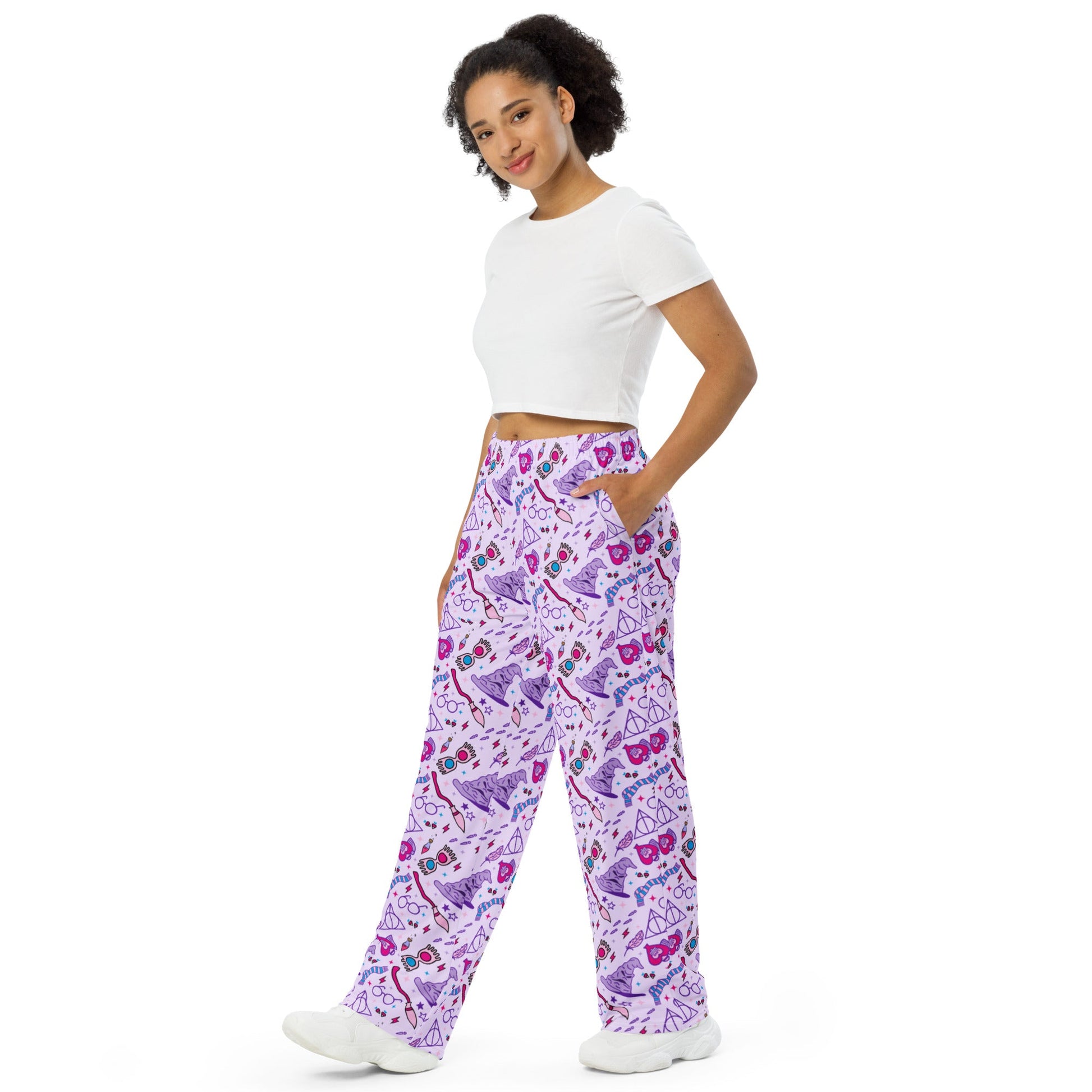 Wizarding World Inspired wide - leg pants - Starry Skies Austin