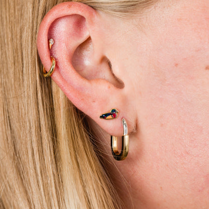 Wood Duck Studs - Starry Skies Austin