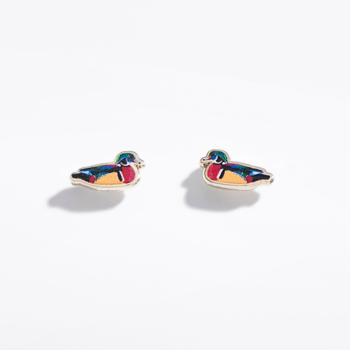 Wood Duck Studs - Starry Skies Austin