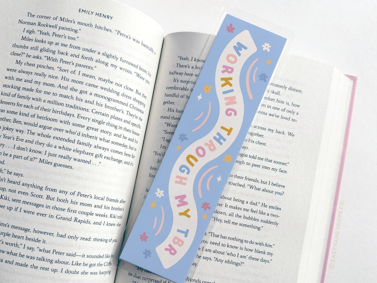 Working Through My TBR Laminated Bookmark - Starry Skies Austin