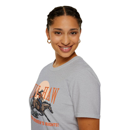 Yee Haw Women's Rights Softstyle Tee - Starry Skies Austin