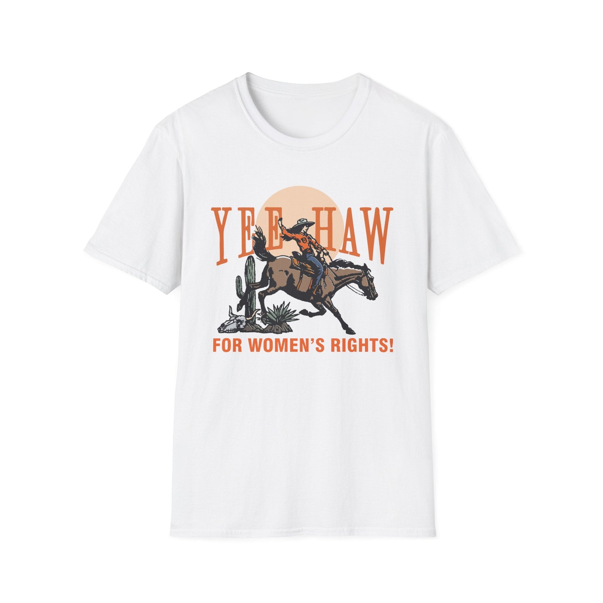 Yee Haw Women's Rights Softstyle Tee - Starry Skies Austin