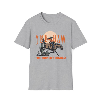 Yee Haw Women's Rights Softstyle Tee - Starry Skies Austin