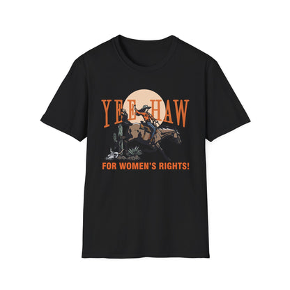 Yee Haw Women's Rights Softstyle Tee - Starry Skies Austin