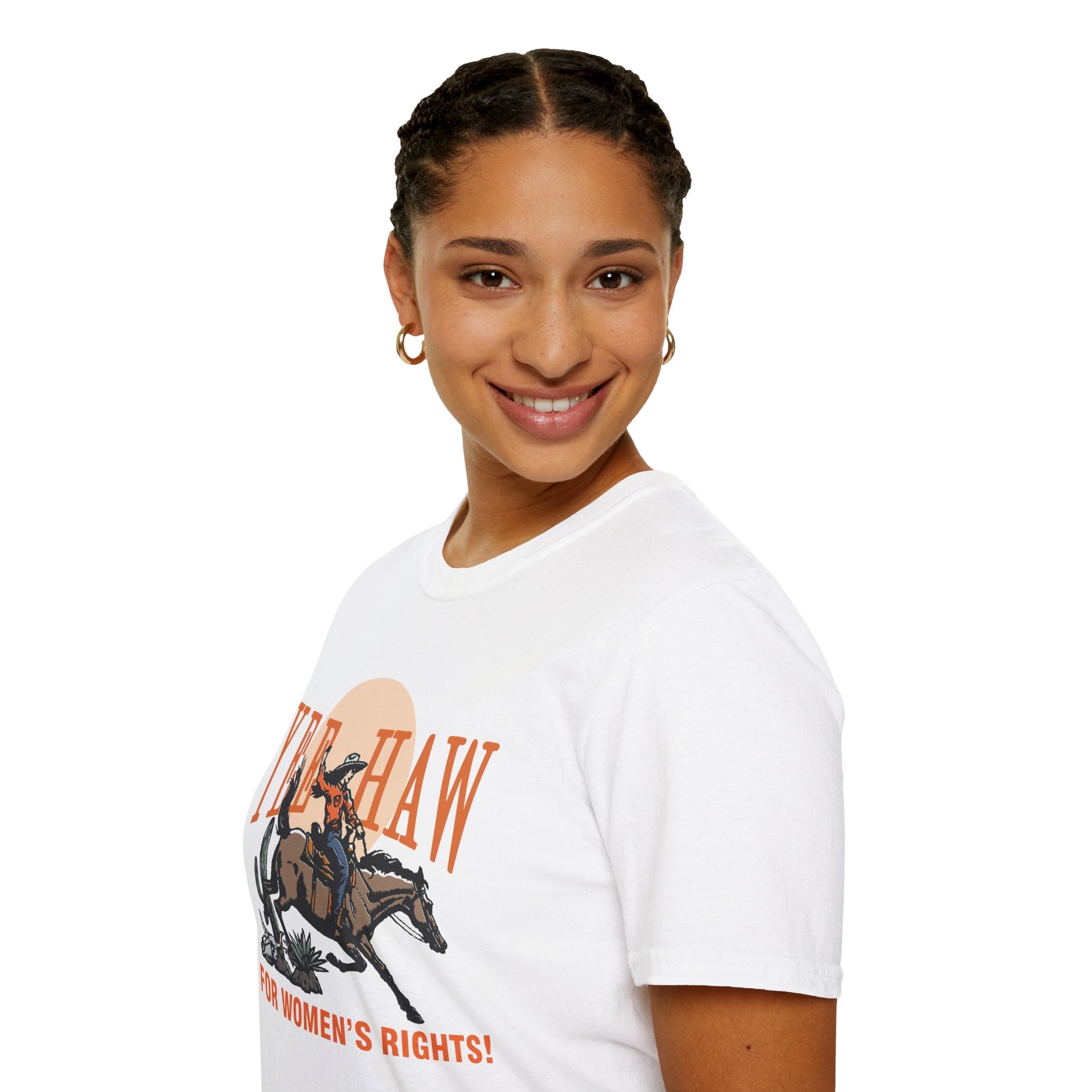 Yee Haw Women's Rights Softstyle Tee - Starry Skies Austin