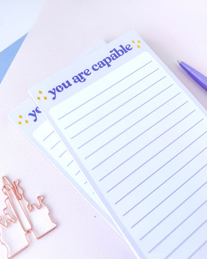 You Are Capable List Notepad - Starry Skies Austin