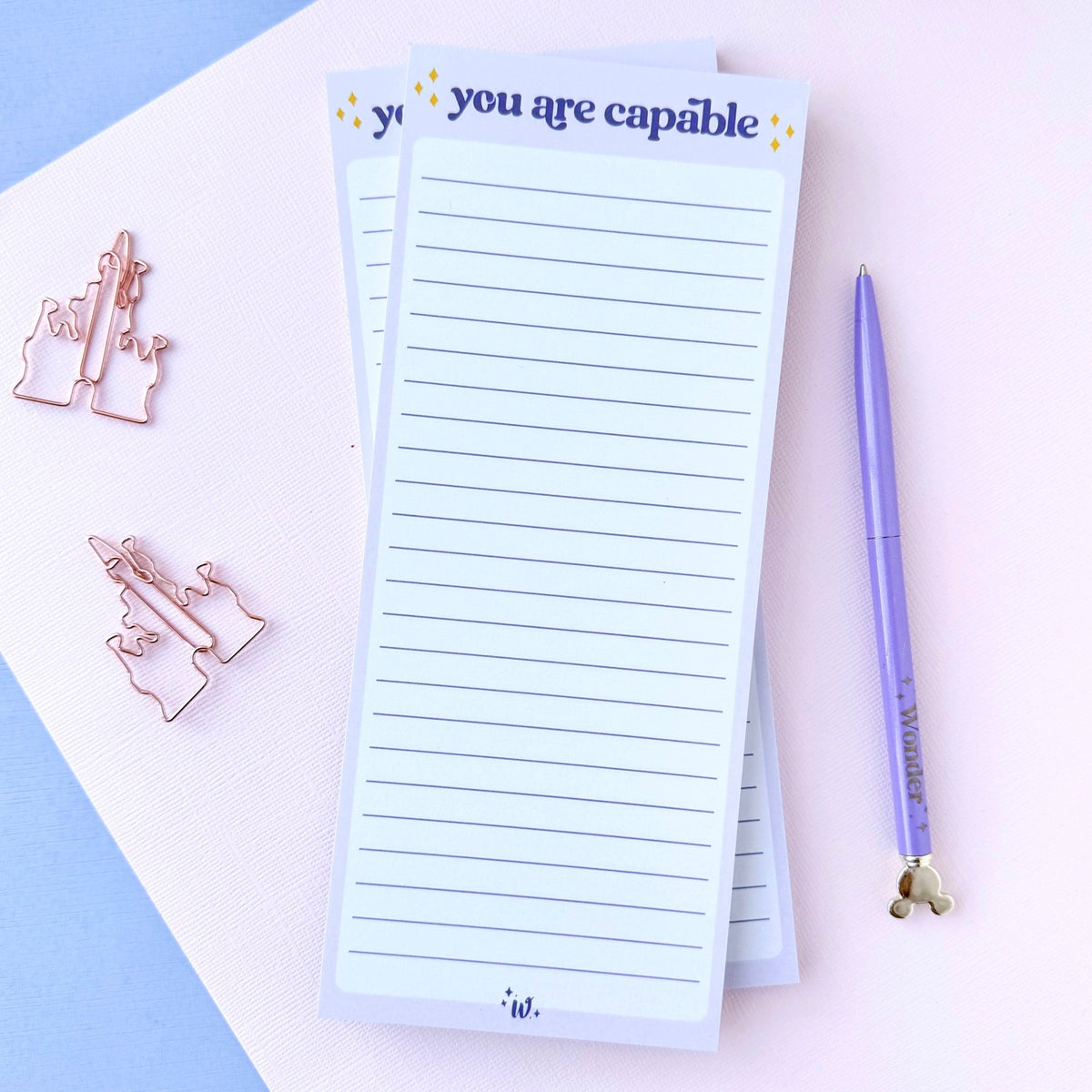 You Are Capable List Notepad - Starry Skies Austin
