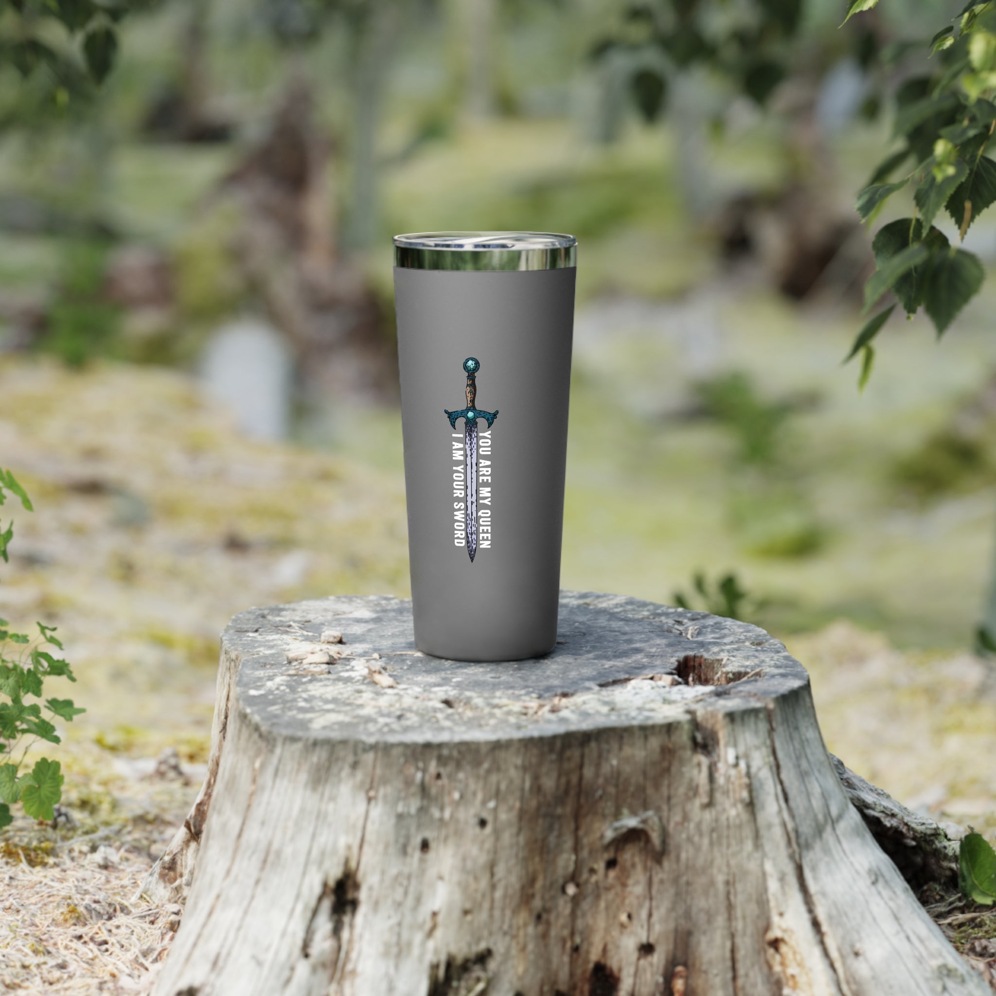 You Are My Queen, I Am Your Sword Tumbler | Official Penn Cole Merchandise - Starry Skies Austin
