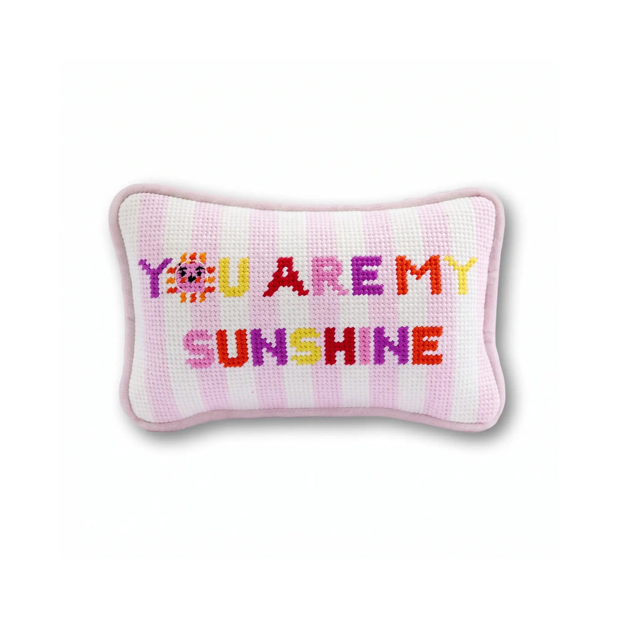 You Are My Sunshine Mini Needlepoint Pillow - Starry Skies Austin