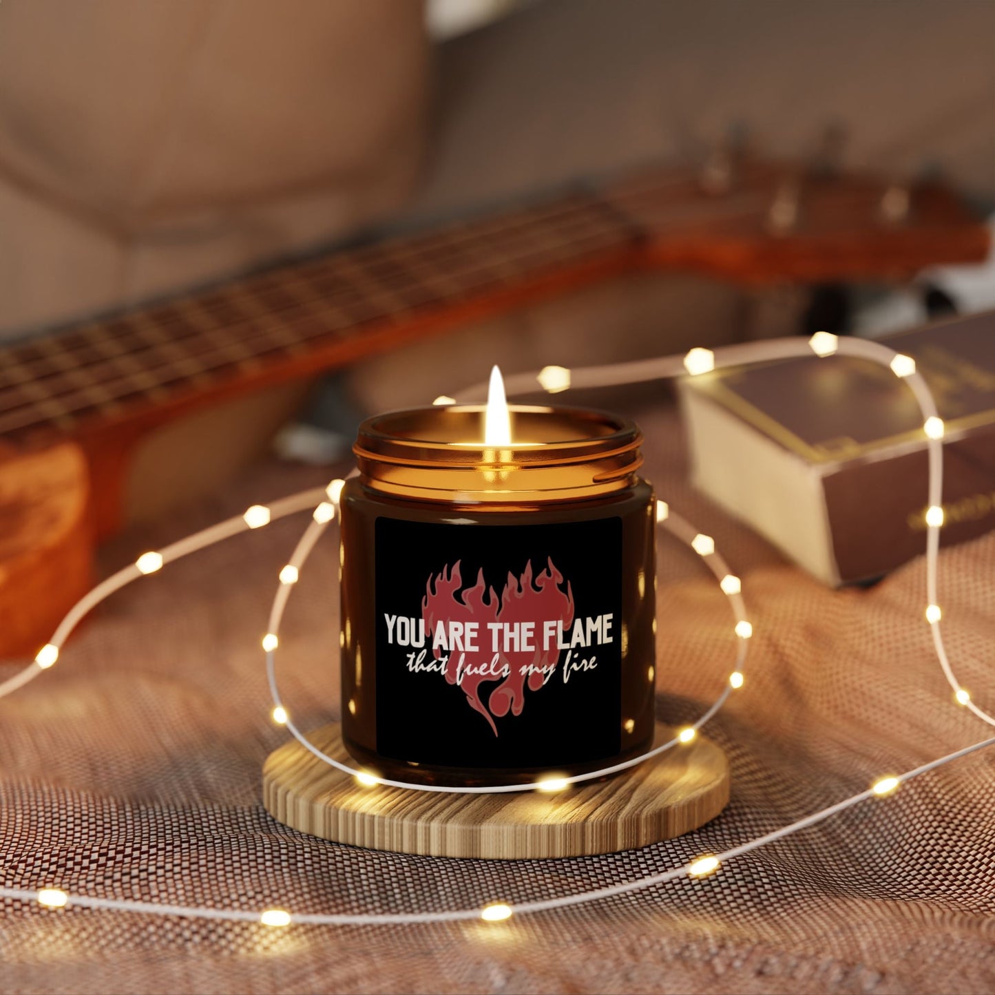 You Are the Flame That Fuels My Fire Candle | Official Penn Cole Merchandise - Starry Skies Austin