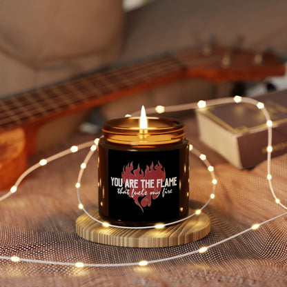 You Are the Flame That Fuels My Fire Candle | Official Penn Cole Merchandise - Starry Skies Austin