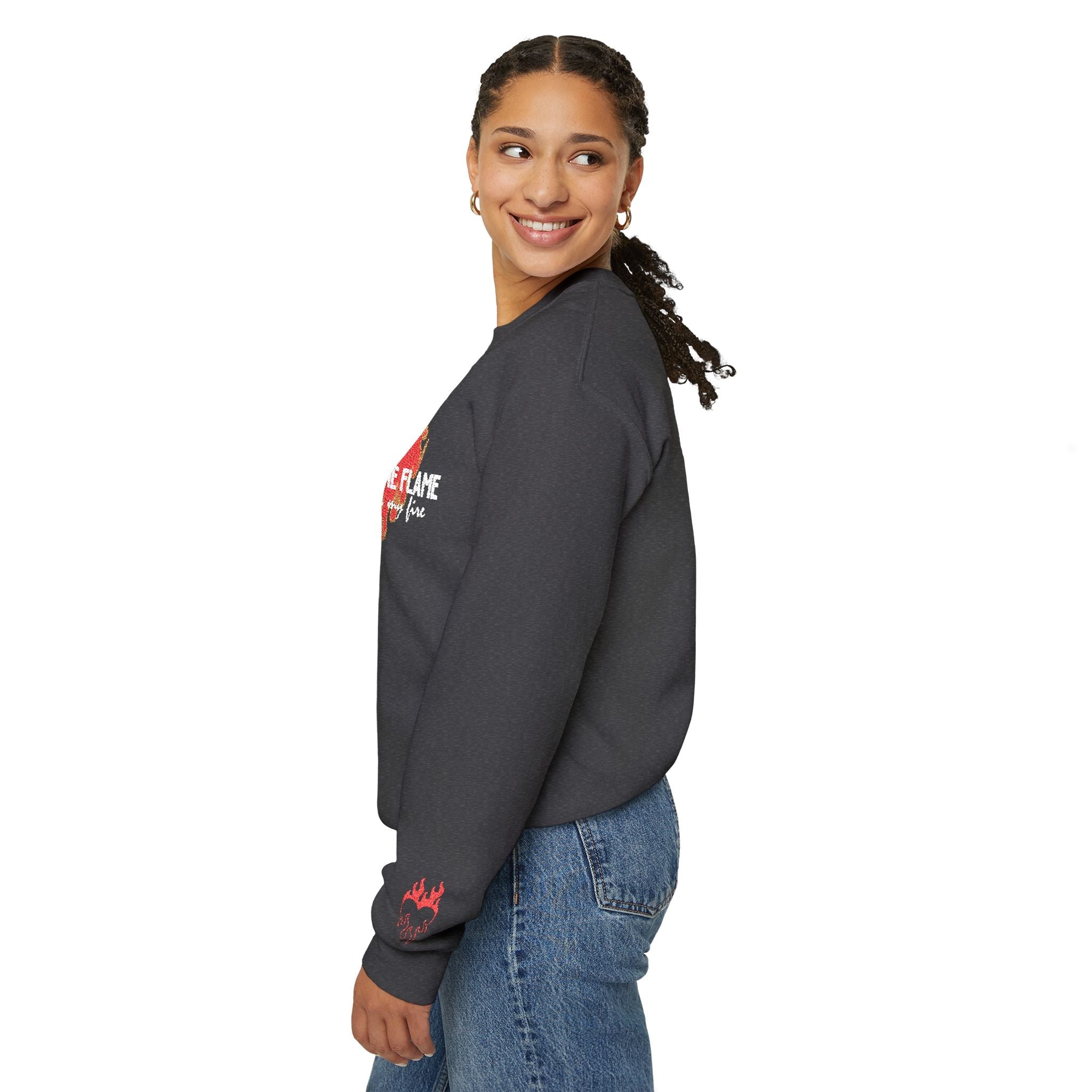 You Are the Flame That Fuels My Fire Sweatshirt | Official Penn Cole Merchandise - Starry Skies Austin