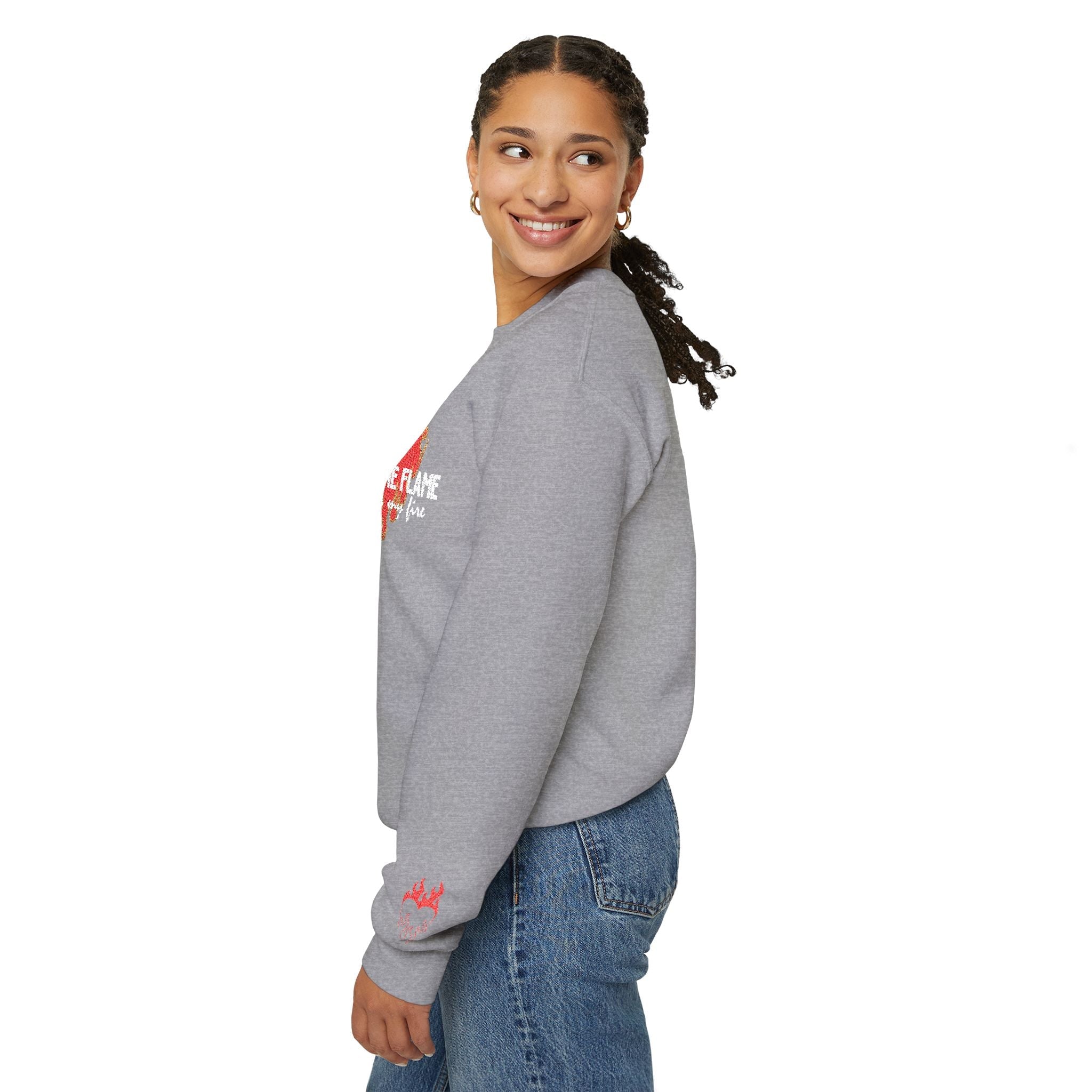 You Are the Flame That Fuels My Fire Sweatshirt | Official Penn Cole Merchandise - Starry Skies Austin