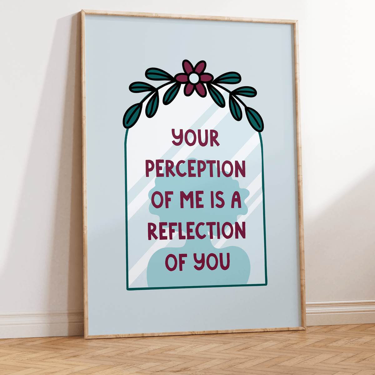 Your Perception of Me is a Reflection of You Unframed Art Print - Starry Skies Austin