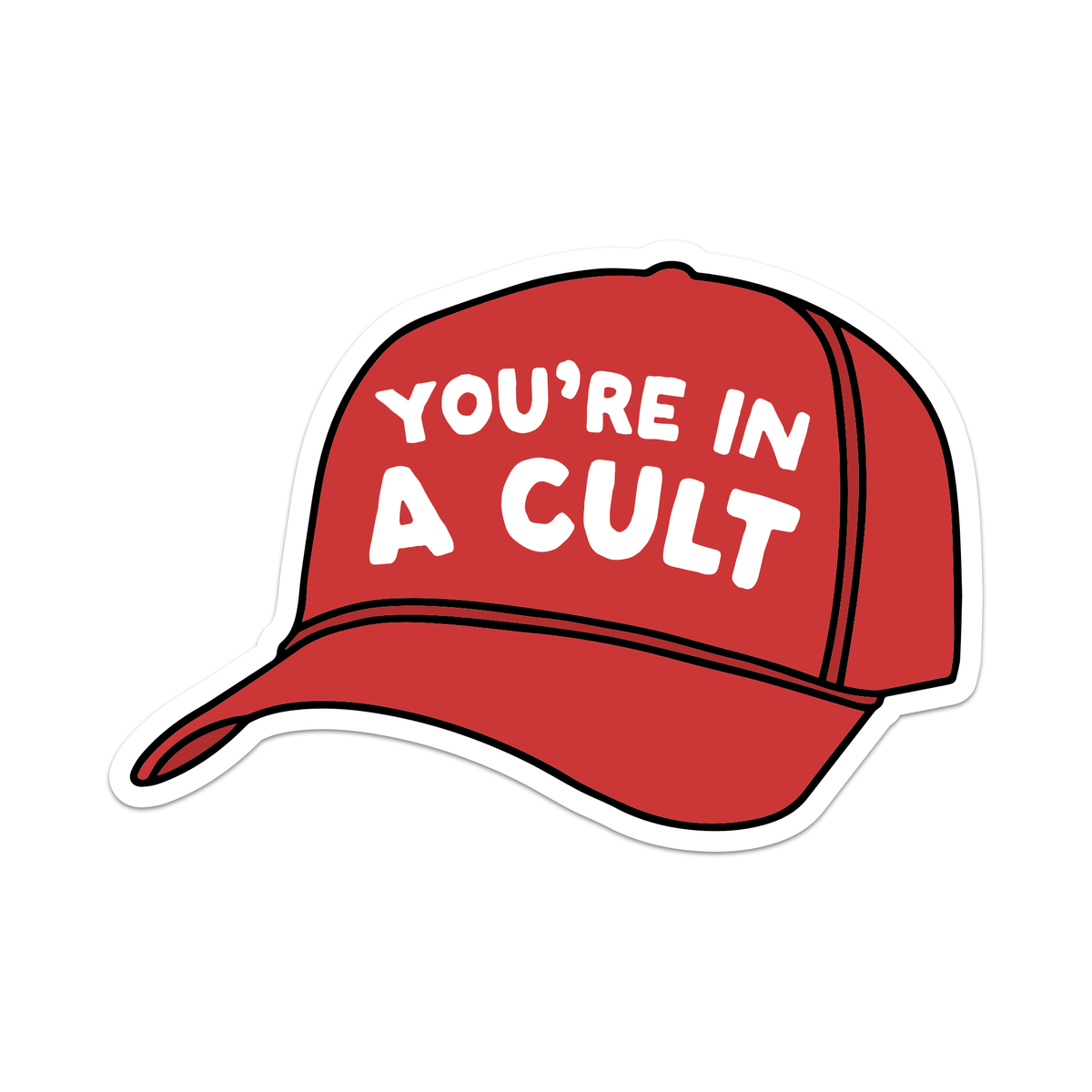 You're in a Cult Vinyl Sticker - Starry Skies Austin