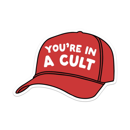 You're in a Cult Vinyl Sticker - Starry Skies Austin